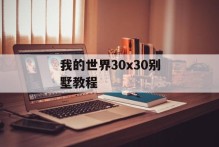 我的世界30x30别墅教程