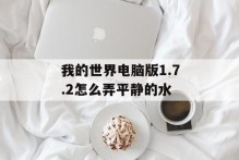 我的世界电脑版1.7.2怎么弄平静的水