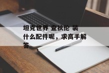 坦克世界 查狄伦 装什么配件呢，求高手解答