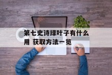第七史诗绿叶子有什么用 获取方法一览