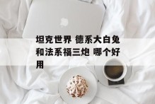 坦克世界 德系大白兔和法系福三炮 哪个好用