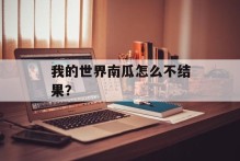 我的世界南瓜怎么不结果？