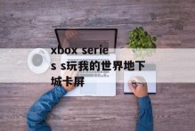 xbox series s玩我的世界地下城卡屏