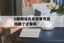 b服明日方舟游客号游戏删了还有吗