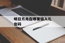 明日方舟在哪里输入礼包码