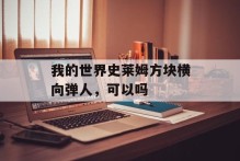 我的世界史莱姆方块横向弹人，可以吗