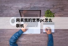 网易我的世界pc怎么联机