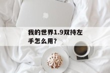 我的世界1.9双持左手怎么用？