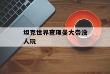坦克世界查理曼大帝没人玩