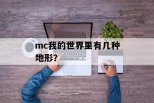 mc我的世界里有几种地形？