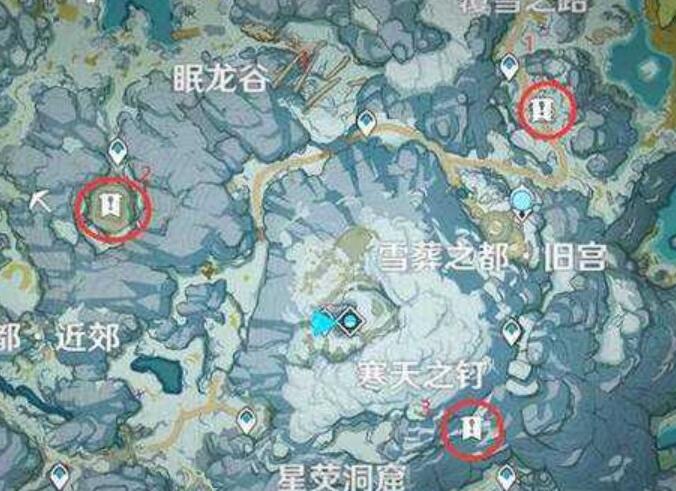 原神雪山山顶传送点怎么快速开启？