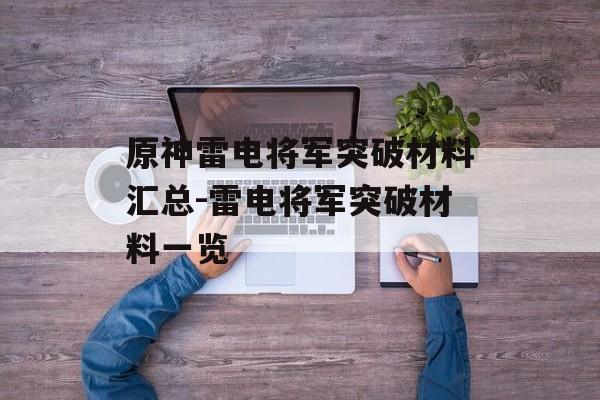 原神雷电将军突破材料汇总-雷电将军突破材料一览