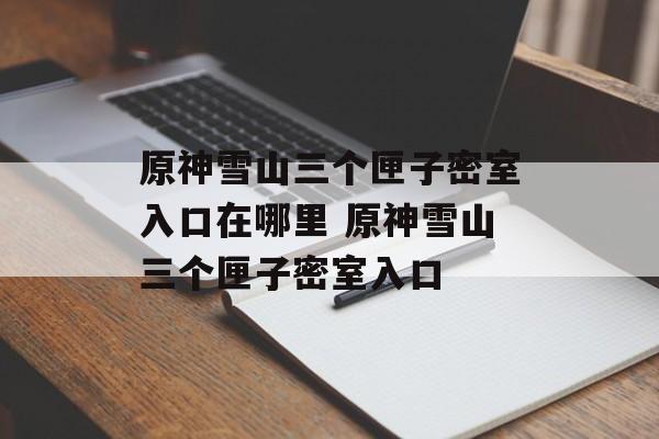 原神雪山三个匣子密室入口在哪里 原神雪山三个匣子密室入口