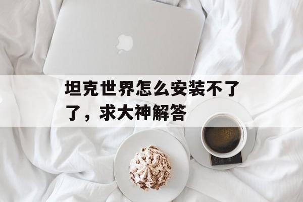 坦克世界怎么安装不了了，求大神解答
