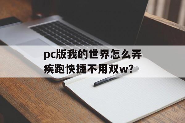 pc版我的世界怎么弄疾跑快捷不用双w？