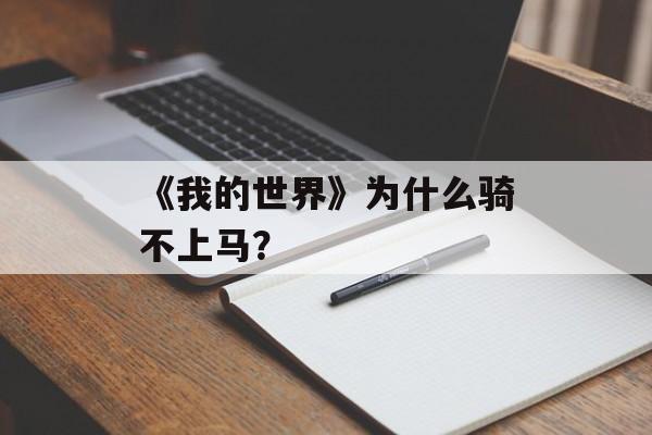 《我的世界》为什么骑不上马？