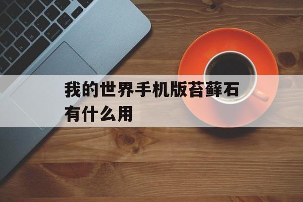 我的世界手机版苔藓石有什么用